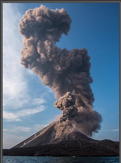 Recent Karakatoa Volcano Eruptions cause Indonesian Tsunamis